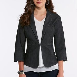 Womens Denim Blazer